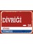 Sivas Divriği Retro Sokak Yön Tabelası Vintage Pvc Dekota Uv Poster Yapışkanlı 35X25 1