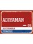 Adıyaman #1 Retro Sokak Yön Tabelası Vintage Pvc Dekota Uv Poster Yapışkanlı 35X25 1