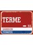 Samsun Terme Retro Sokak Yön Tabelası Vintage Pvc Dekota Uv Poster Yapışkanlı 35X25 1