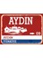 Aydın #2 Retro Sokak Yön Tabelası Vintage Pvc Dekota Uv Poster Yapışkanlı 35X25 1