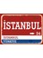 Istanbul Retro Sokak Yön Tabelası Vintage Pvc Dekota Uv Poster Yapışkanlı 35X25 1
