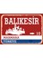 Balıkesir #2 Retro Sokak Yön Tabelası Vintage Pvc Dekota Uv Poster Yapışkanlı 35X25 1
