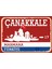 Çanakkale #3 Retro Sokak Yön Tabelası Vintage Pvc Dekota Uv Poster Yapışkanlı 35X25 1