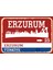 Erzurum #2 Retro Sokak Yön Tabelası Vintage Pvc Dekota Uv Poster Yapışkanlı 35X25 1