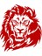 Aslan Tasarımlı Oto Özel Yeni Sticker Kırmızı 20*17 cm 1