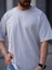 Basic Gri Oversize T-Shirt 3