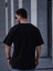 Basic Siyah Oversize T-Shirt 1
