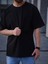 Basic Siyah Oversize T-Shirt 2
