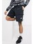 Sportswear Club Fleece Erkek Siyah Kargo Cepli Şort 5