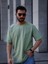 Basic Su Yeşili Oversize T-Shirt 3