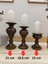 Ahşap Şamdanlık 3’lü Set – Dekoratif Mumluk 5