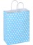 18*24*8 Mavi Puantiyeli Saplı Kağıt Çanta 24 Adet 1