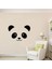 Yatak Odası Duvar Özel Yeni Sticker Sevimli Panda Desen Çıkarılabilir Dekoratif Özel Yeni Sticker 1