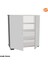 ARD-112 70 X76X 32 cm Ayakkabılık Antre Ayakkabılık Çok Amaçlı Dolap Ayakkabı Dolabı-Beyaz 5