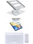 Casper Via L30 Uyumlu Stand Ekran Koruyucu Klavye Mouse Set 1