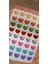 Renkli Kalpler Sticker Set 9