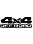 4x4 Off Road Sticker 20 x 8 cm 1