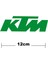 Ktm Logo Yazı Sticker Etiket Tek Renk 1