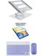 iPad 10.2 9.nesil Uyumlu Stand Ekran Koruyucu Klavye Mouse Set 1