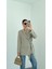 Yandan Bağlamalı Taupe Blazer 3