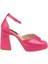 Pembe Tekstil Kadın Topuklu Ayakkabı - K23Y1AY66511-T4W 7