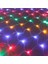 Buffer® 1x2 Metre Dekoratif File Ağ Perde 192 LED 8 Animasyonlu Farklı Işık Modu Rgb Fişli 8