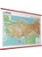 Gürbüz 70X100 Kabartmalı Türkiye Fiziki Harita Çıtalı 25010 1