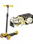 Cool Wheels Twist LED Işıklı 3 Tekerlekli Scooter Sarı 2