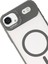 Apple iPhone 17 Air Remim Lensli Magsafe Standlı Kapak - Titan Gri 3