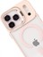 Apple iPhone 17 Pro Remim Lensli Magsafe Standlı Kapak - Pembe 3