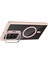 Samsung Galaxy S25 Ultra Remim Lensli Magsafe Standlı Kapak - Pembe 3