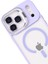 Apple iPhone 17 Pro Max Remim Lensli Magsafe Standlı Kapak - Lila 3