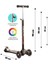 Maxi Twist Işıklı Scooter Siyah 2