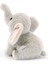 Trudi Peluş Oturan Yavru Fil 20 cm 3