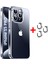 iPhone 15 Pro Kılıf Şeffaf Kenarları Silikon Lens Koruyuculu Kapak 1