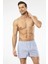 Poplin Erkek Boxer 1113/DÜZ Mavi 3