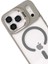 Apple iPhone 17 Pro Max Remim Lensli Magsafe Standlı Kapak - Titan Gri 3