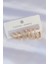 Tegan Pirinç Gold Renk Ince Oval Küpe Seti TG27BKP8988 1