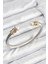 Tegan 316L Çelik Zirkon Taşlı Inci Model Gold ve Gümüş Renk Kadın Bileklik TG27BB7778 1