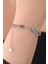 Tegan 316L Çelik Gümüş Renk Minimal Top Figür Kadın Bileklik TG27BB5142 2