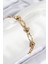 Tegan 316L Çelik Parçalı Zincir Model Gold Renk Kadın Bileklik TG27BB7847 1