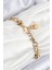 Tegan 316L Çelik Parçalı Zincir Model Gold Renk Kadın Bileklik TG27BB7847 2