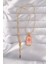 Tegan 316L Çelik Gold Renk Pembe Mineli Güneş Model Tarot Kolye TG27BKO9029 2