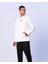 Palmir Erkek Beyaz Regular Fit Hoodie 3