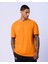 Logo Adam Erkek Koyu Turuncu Oversize Fit Tişört 1