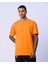Logo Adam Erkek Koyu Turuncu Oversize Fit Tişört 2