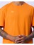 Logo Adam Erkek Koyu Turuncu Oversize Fit Tişört 3