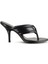 Deri Siyah Kadın Topuklu Sandalet 2X0029L026K103 1