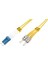 Lc-St Fiber Optik Patch Kablo, 9/125 Μ, Singlemode, 3.0mm, Duplex, Os2, Lszh, 1 Metre 1