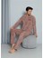 Moda Polar Erkek Pijama Takımı Sütlü Kahve 3